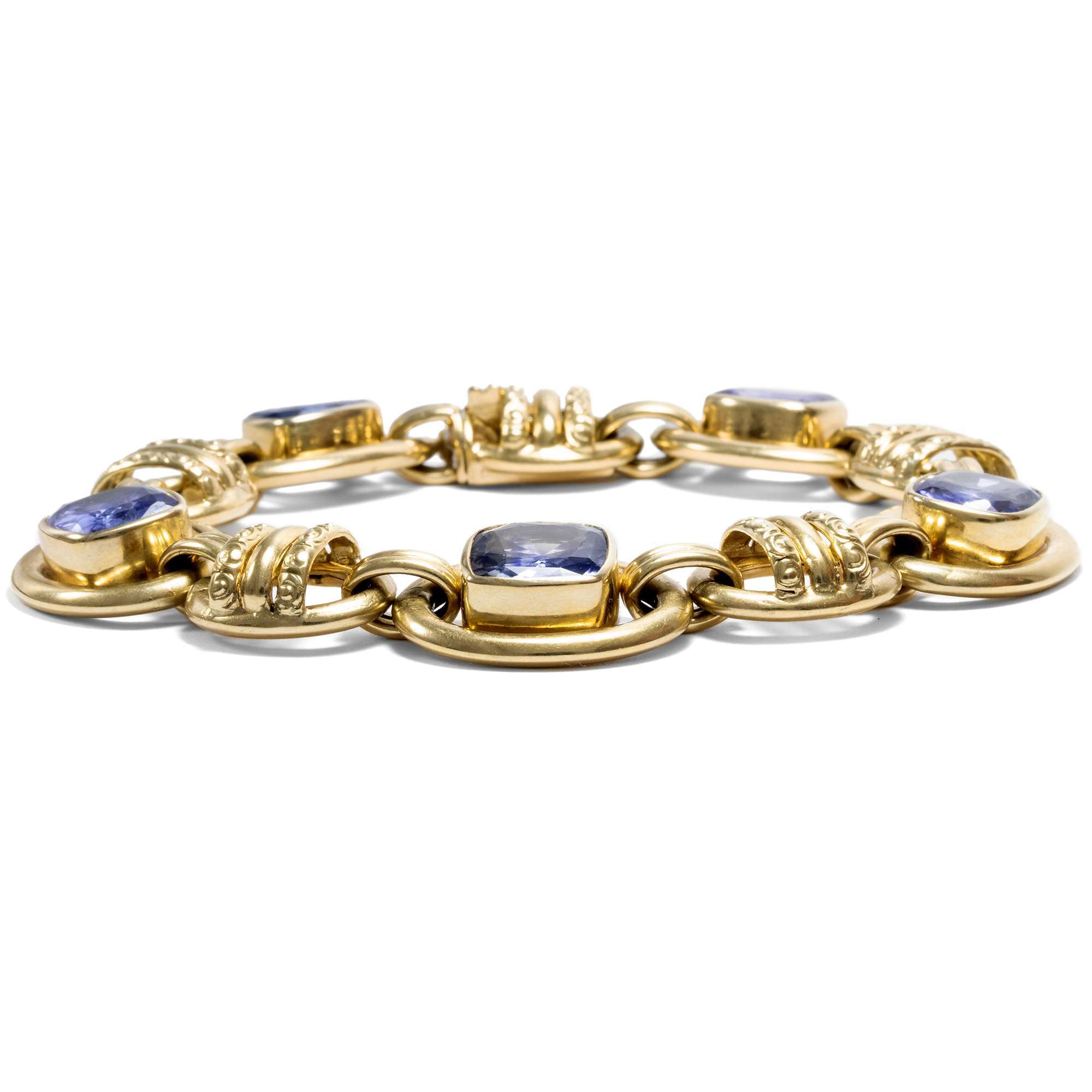 607204-hofer-antikschmuck-Prachtvolles-Saphir-Armband-in-warm-glaenzendem-Gold-um-1940-Sapphire-Skies_3
