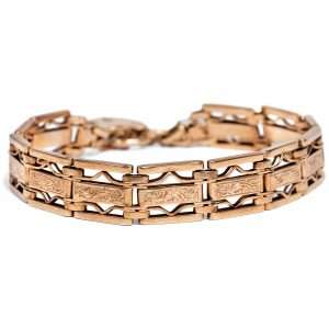 611746-hofer-antikschmuck-YSentimentales-viktorianisches-Gold-Armband-mit-Herzschliesse-England-um-1900-Herzlich-aus-England
