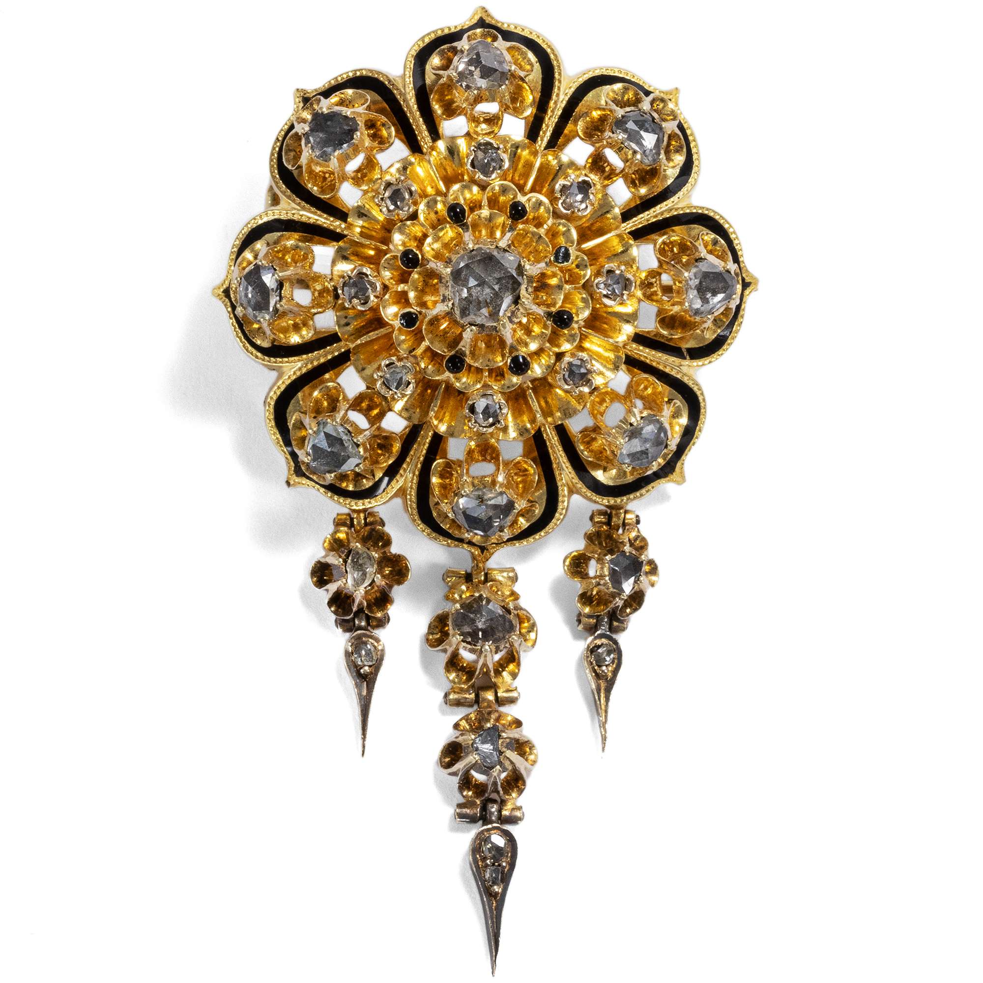 616600-hofer-antikschmuck-Antike-Demi-Parure-mit-Diamantrosen-in-emailliertem-Gold-oesterreich-Ungarn-um-1870-Bluetenregen_1