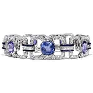617960-hofer-antikschmuck-Kostbares-Armband-des-Art-Deco-mit-unbehandelten-Saphiren-und-Diamanten-in-Platin-um-1930-Himmlische-Toene_1