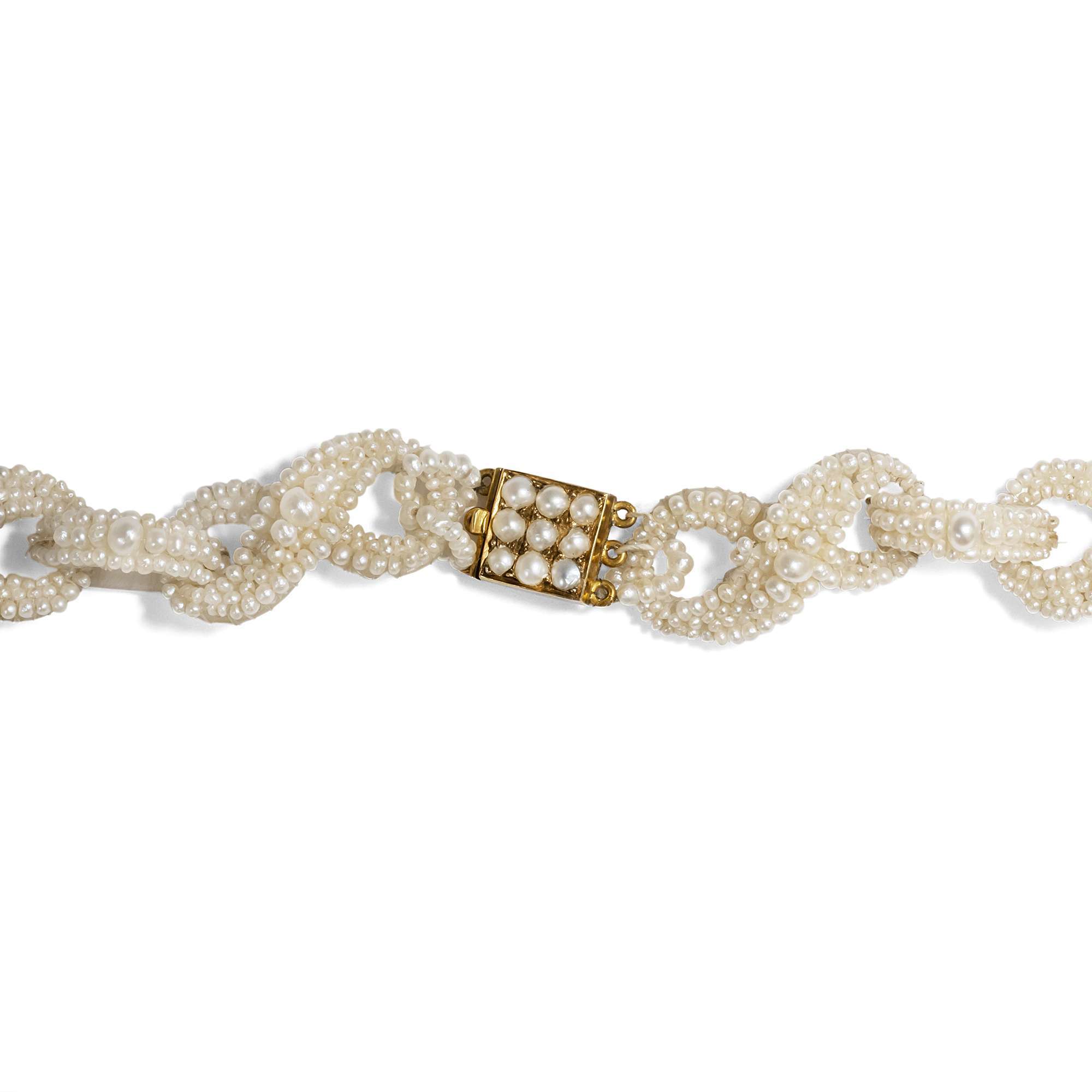 619911-hofer-antikschmuck-Museale-viktorianische-Parure-aus-natuerlichen-Saatperlen-Grossbritannien-um-1850-In-Weiss_6