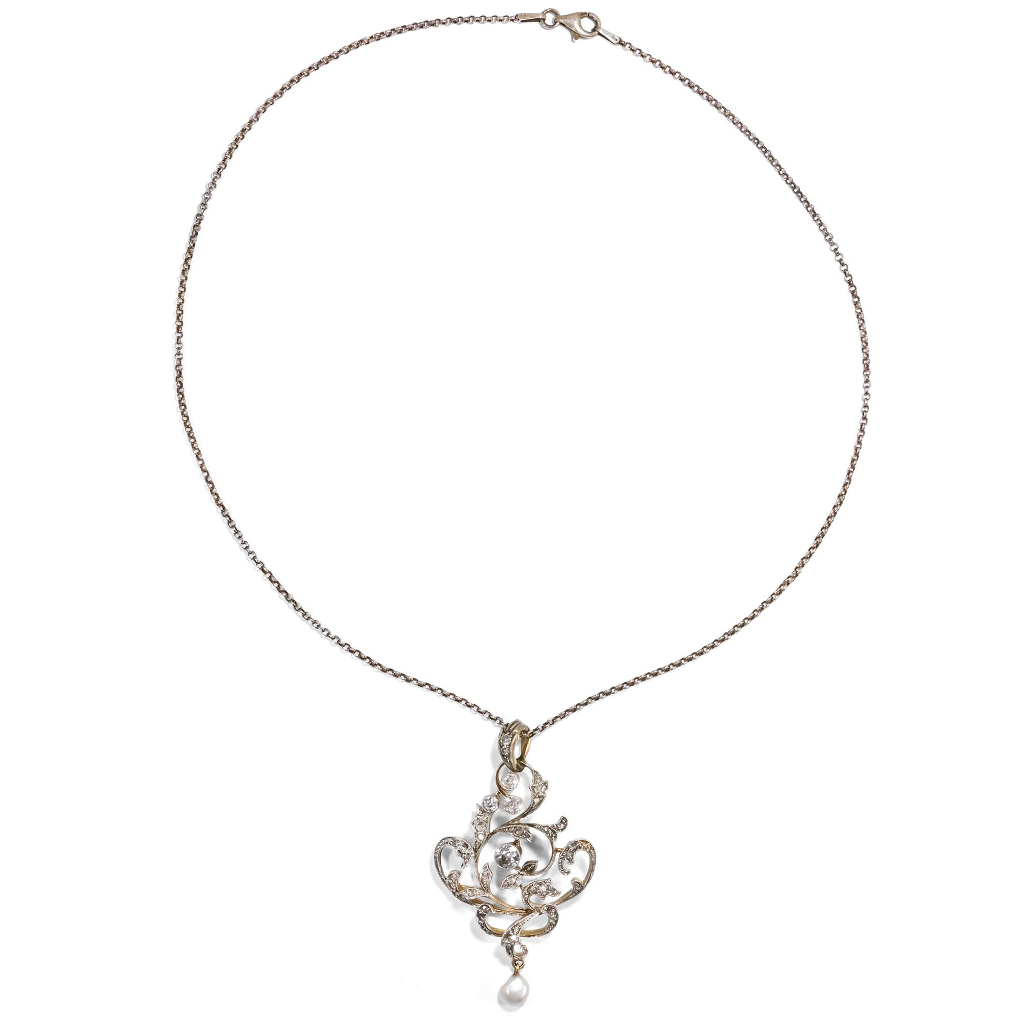 620495-hofer-antikschmuck-Antiker-Anhaenger-mit-Diamanten-in-Platin-auf-Gold-um-1900-Neo-Rokoko_2