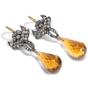 622363-hofer-antikschmuck-Fabelhafte-Ohrringe-mit-Citrinen-und-antiken-Diamantelementen-aus-unserer-Werkstatt-Herbstzeitlose_1