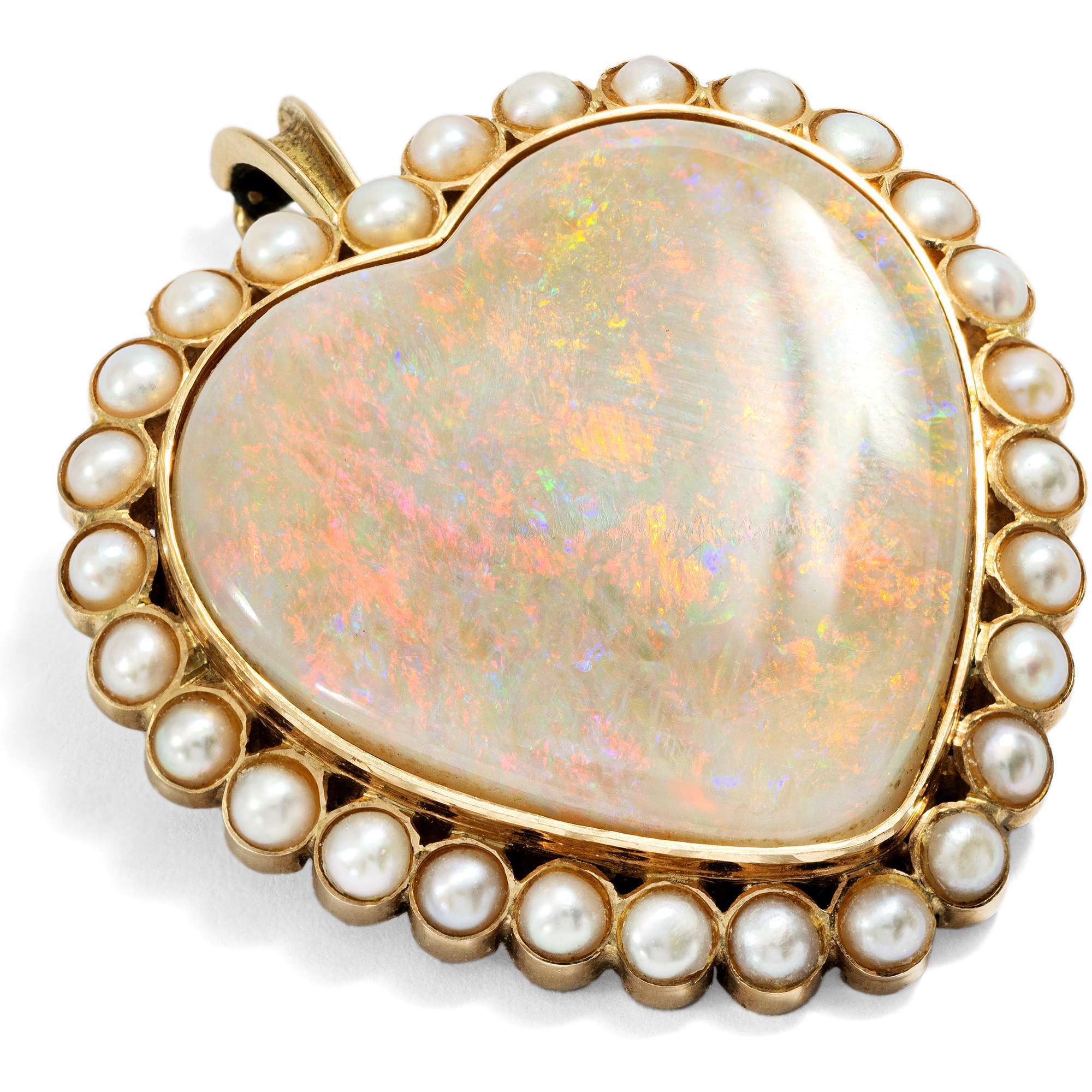 625048-hofer-antikschmuck-Zauberhafte-Anhaenger-Brosche-mit-grossem-Opal-und-Perlen-in-Gold-USA-um-1985-Hart-aber-herzlich_2