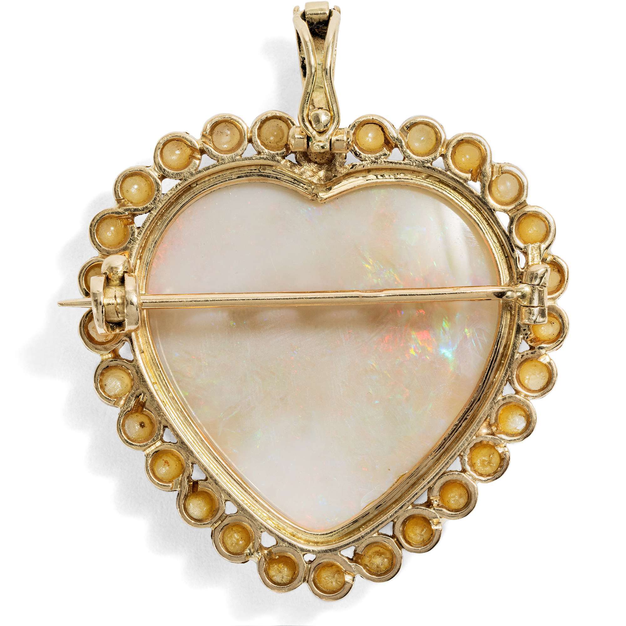 625048-hofer-antikschmuck-Zauberhafte-Anhaenger-Brosche-mit-grossem-Opal-und-Perlen-in-Gold-USA-um-1985-Hart-aber-herzlich_3