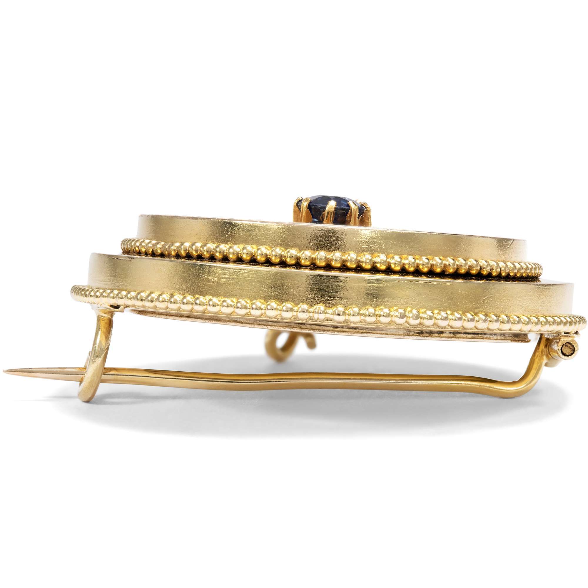 626471-hofer-antikschmuck-Antike-Medaillon-Brosche-mit-Saphir-in-Gold-um-1875-Erinnerungskultur_1