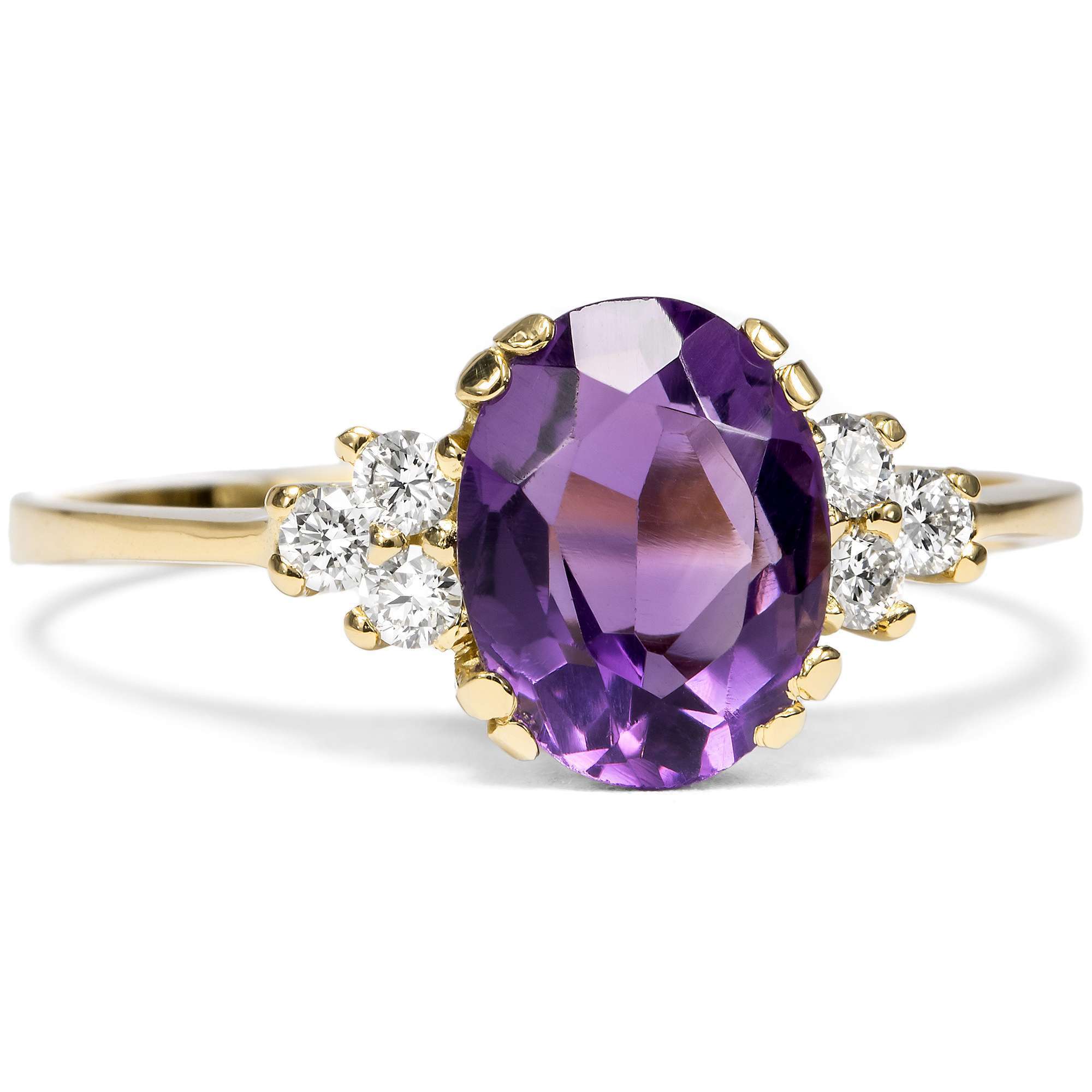 626526-hofer-antikschmuck-Ungetragener-Ring-mit-Amethyst-und-Brillanten-in-Gold-aus-unserer-Werkstatt-Veilchenzeit