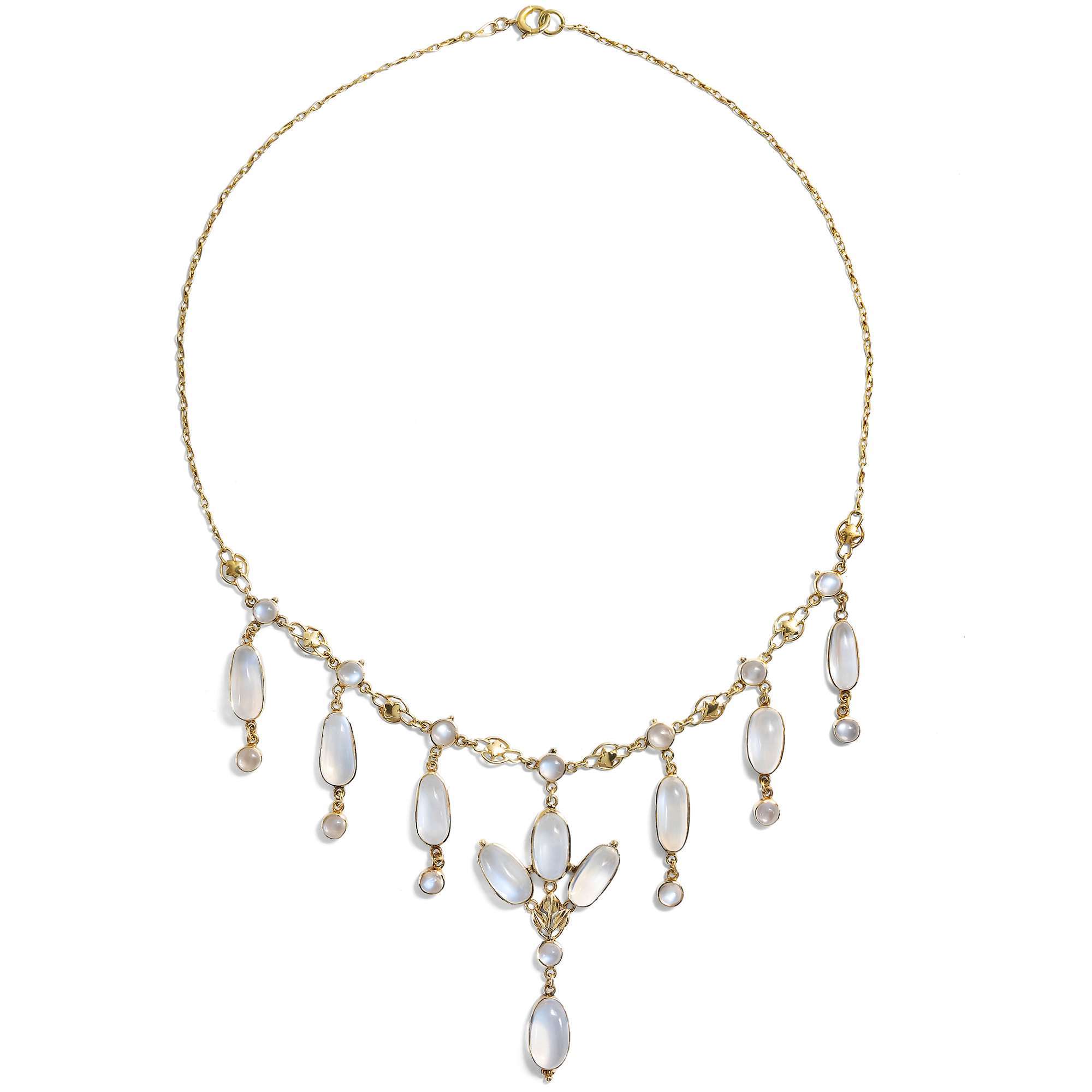 626921-hofer-antikschmuck-Bezauberndes-Collier-mit-Mondsteinen-in-Gold-England-um-1895-Schimmerndes-Mondlicht