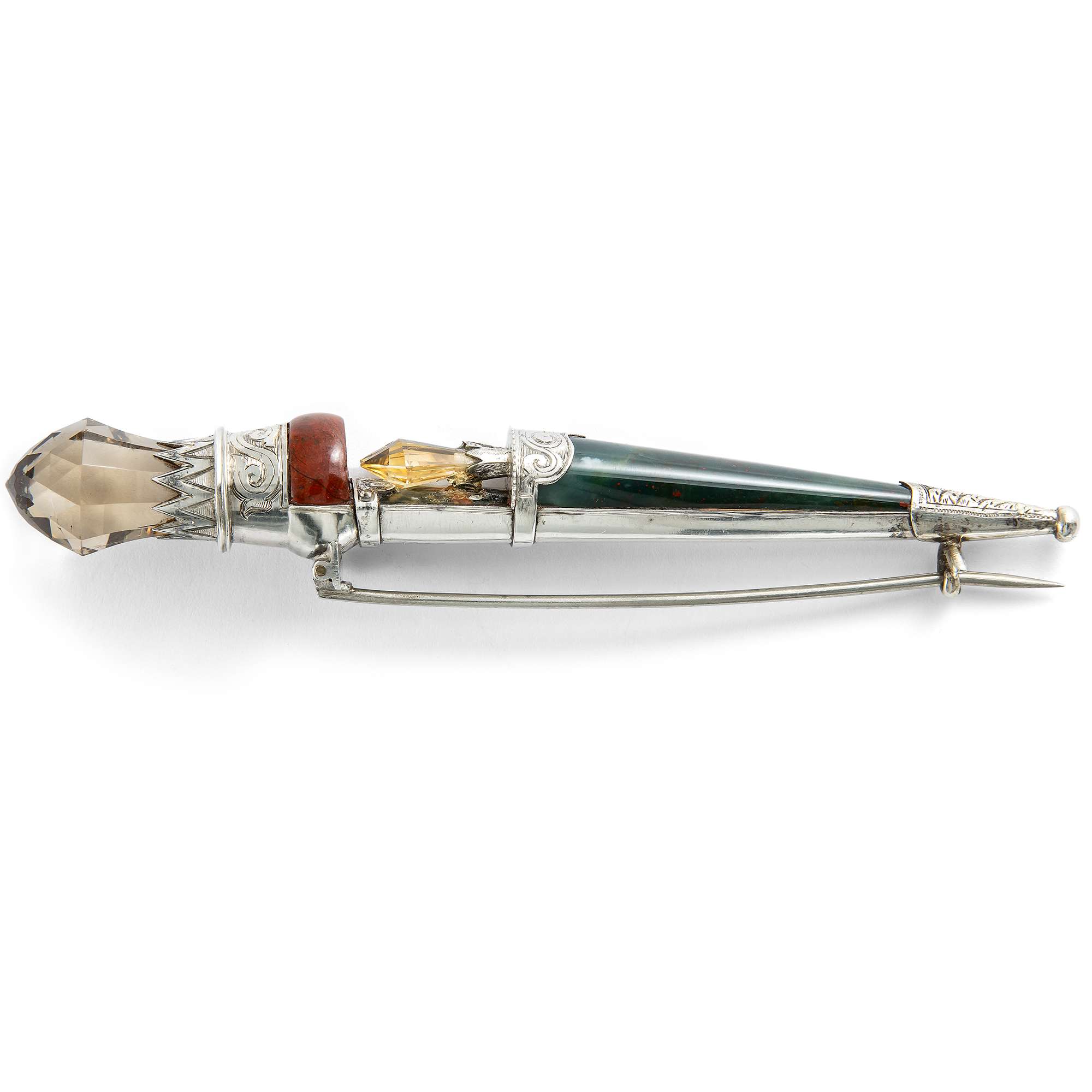 626942-hofer-antikschmuck-Viktorianische-Kiltnadel-in-Form-eines-Dolches-in-mit-Quarzen-in-Silber-um-1890-Dirk-Dagger_1