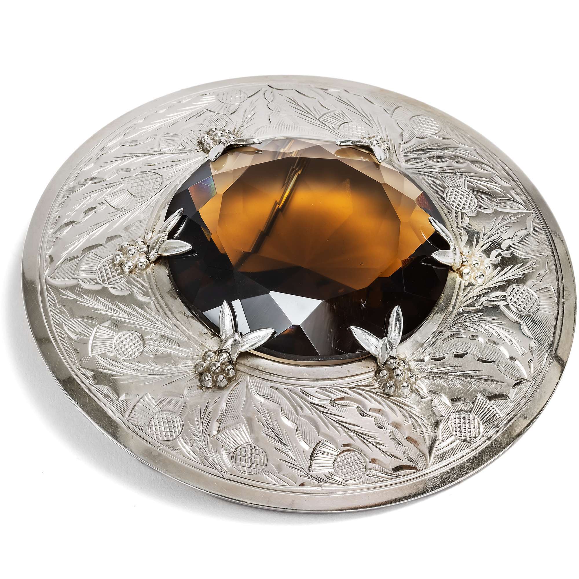 626986-hofer-antikschmuck-Grosse-Brosche-im-schottischen-Stil-in-Silber-Birmingham-1948-Scottland-the-Brave_2