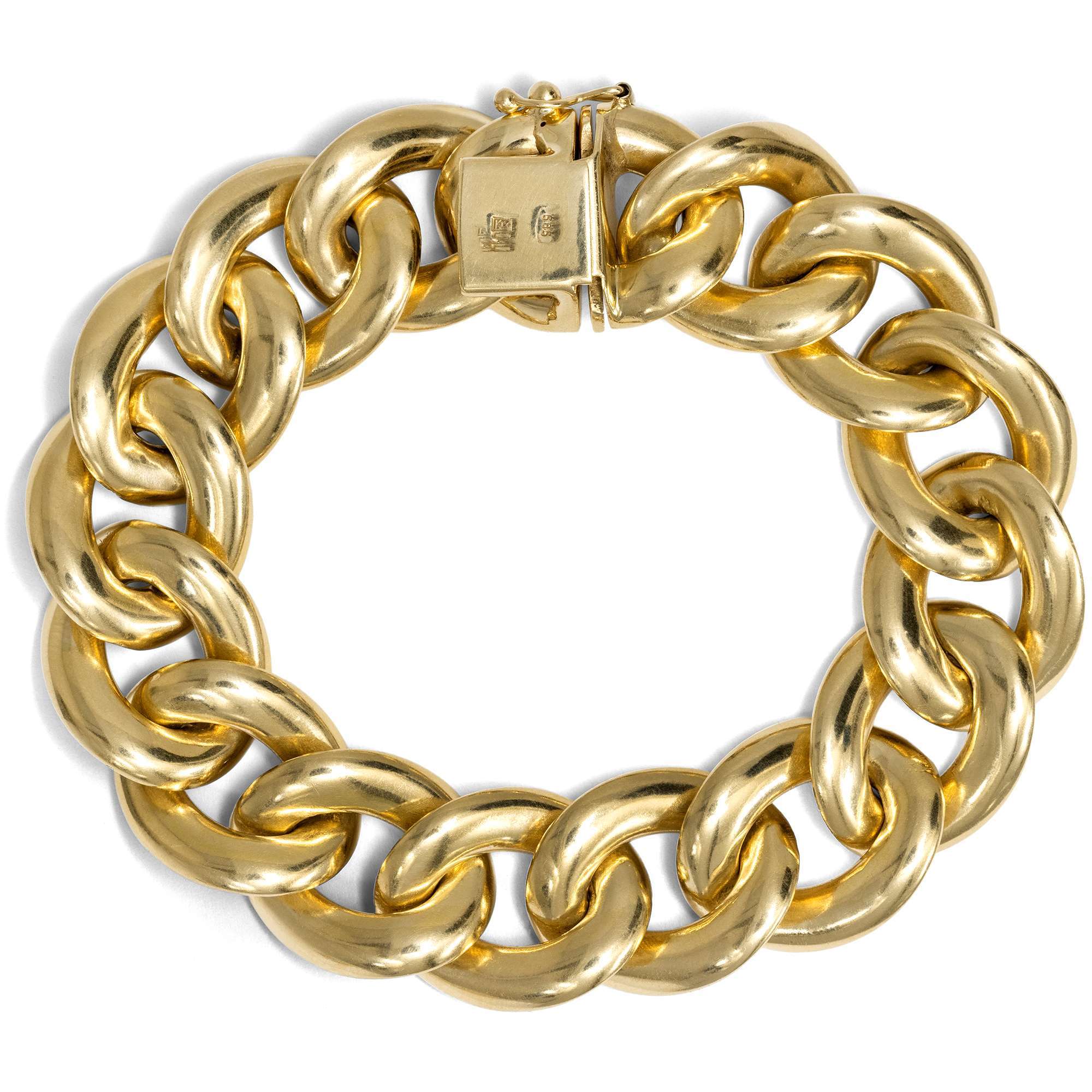 627413-hofer-antikschmuck-Satiniertes-Gliederarmband-aus-Gold-Paul-Rudolf-Kraemer-um-1960-Seidenschimmer_2